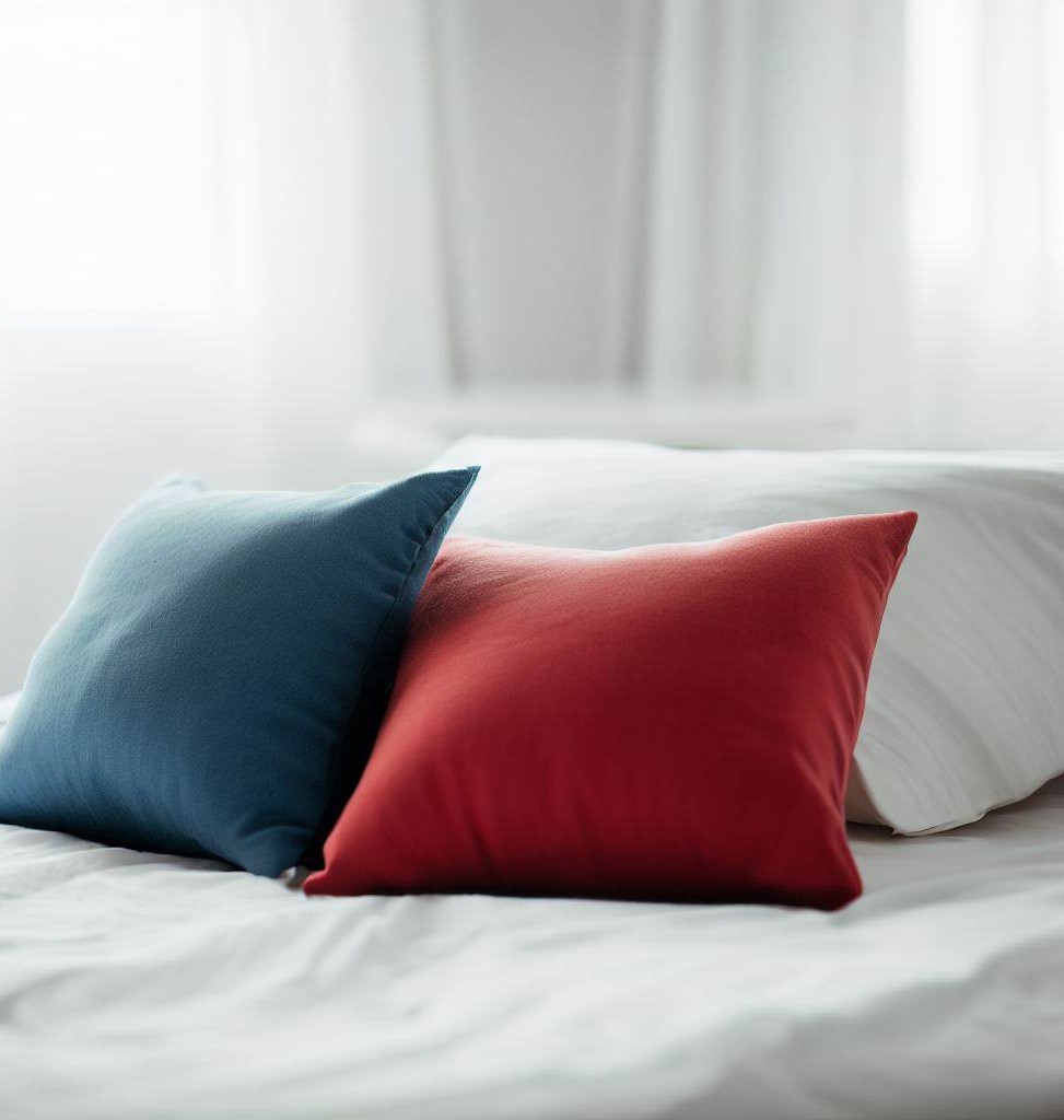 accent colored pillows - Creative Decoration Ideas for Small BedRooms