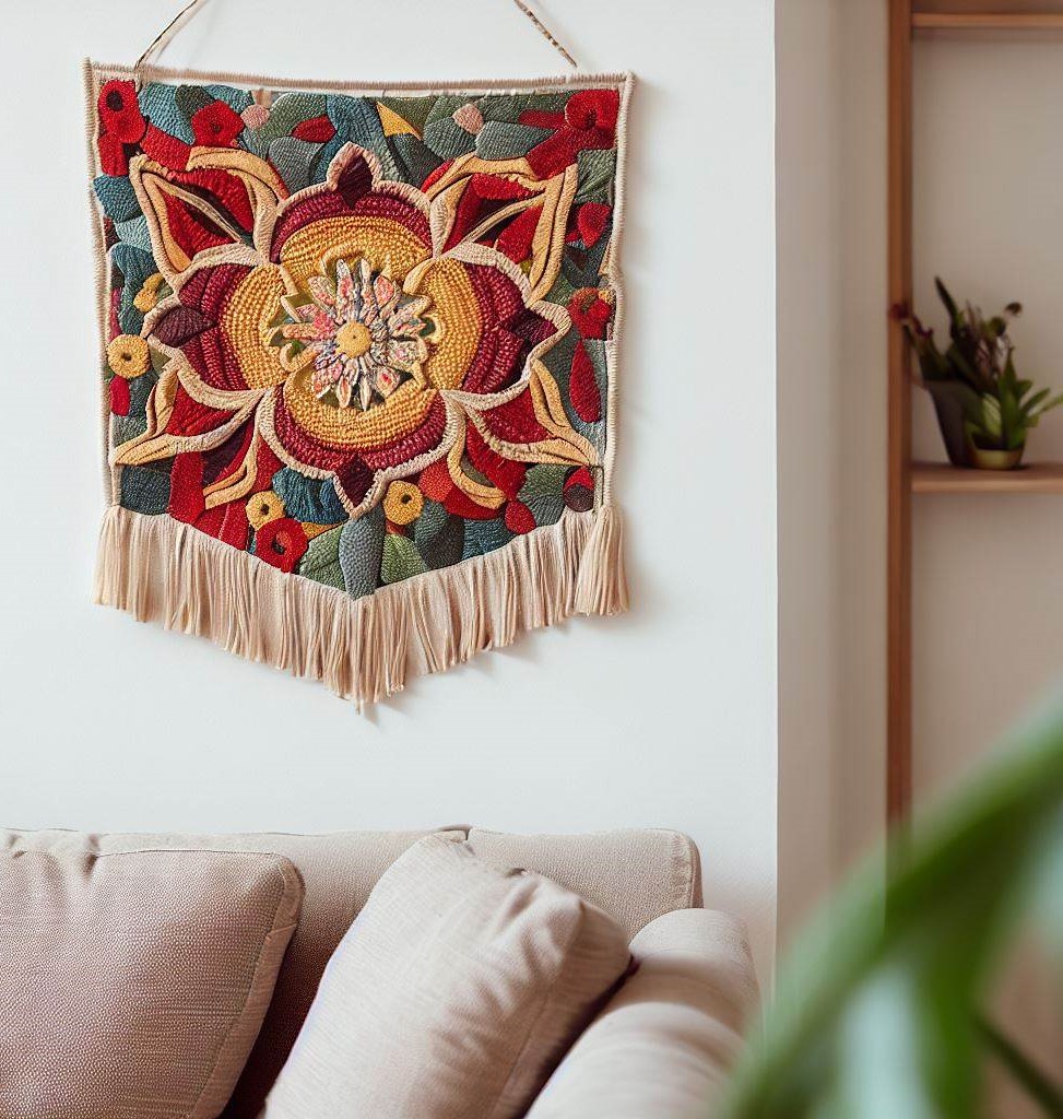 DIY Tapestry - Affordable DIY Wall Decor Ideas for a Stunning Living Room