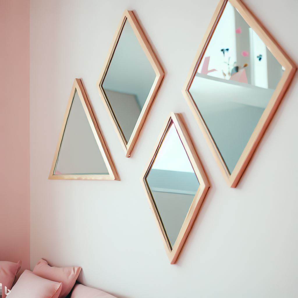 mirror tiles - room Decor Ideas for Teenage Girls Room with Mirrors