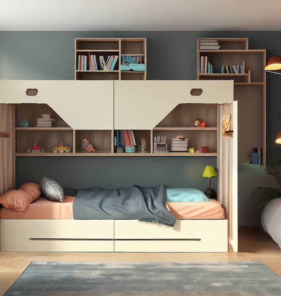 murphy bed -Bedazzling Bed Styles: A Guide to Kids' Room Decor