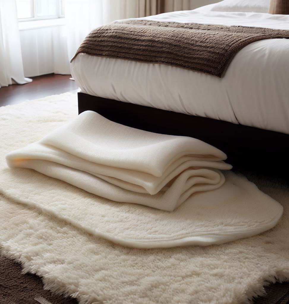 Winter whites on dark base: Family Room Carpet & Rugs Ideas