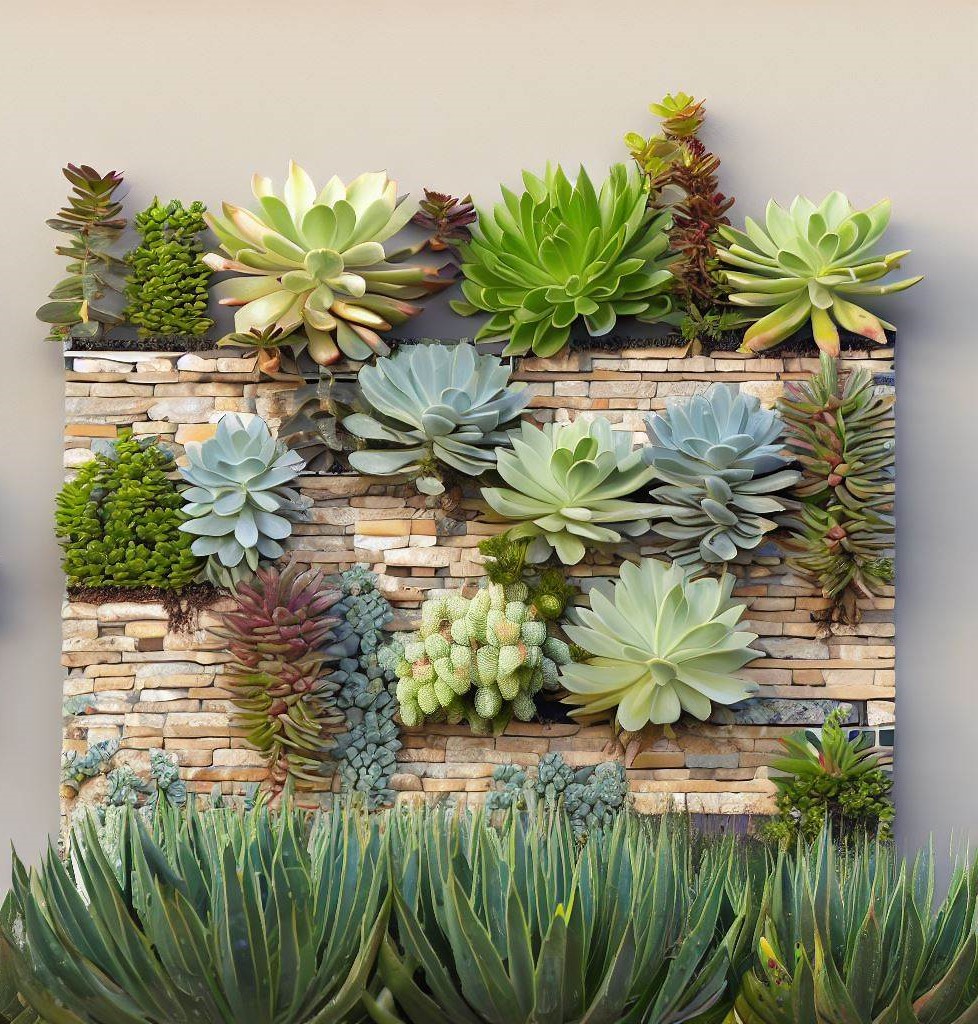 succulent garden - Garden Wall Decoration Ideas
