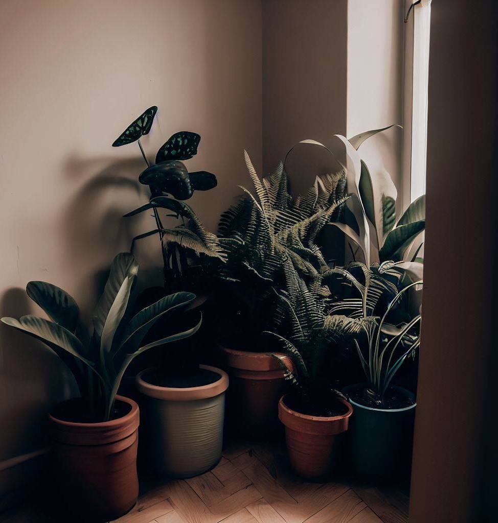plants in a corner - Wall Decor Ideas That Work