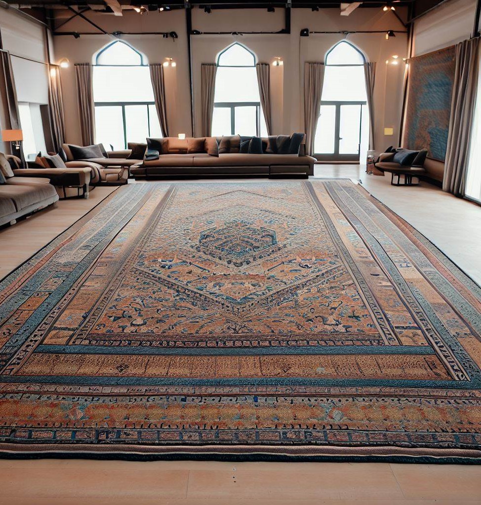 Oversized on standard: Family Room Carpet & Rugs Ideas